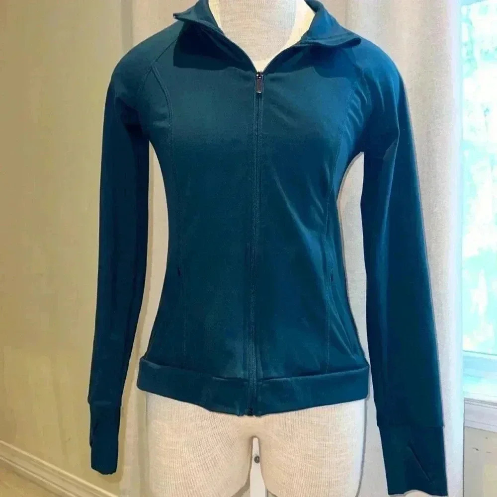 athletic jacket green xs